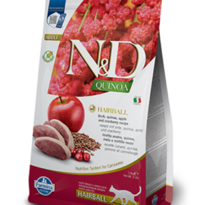 N&D CAT QUINOA HAIRBALL ADULT
