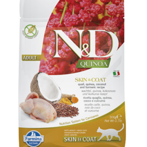 N&D CAT QUINOA SKIN&COAT QUAIL с пъдпъдък